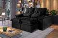 Estofado Sofá Ouro Preto Retratil Reclinavel Veludo Inca 2,90m 2×120 – Idealle – 2.10/SR 2