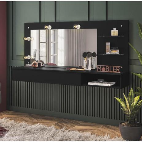 Camarim Penteadeira Suspensa Lumiere - Mobler - 1,35m - 3.3/SR