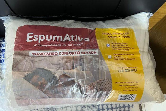 Travesseiro Conforto Nevada 50cm x 70cm – EspumAtiva – 0.2 – TRA