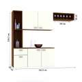 Cozinha Compacta Carisma 5P1G MDP 161cm - Vila Rica - 3.1 - CW 3