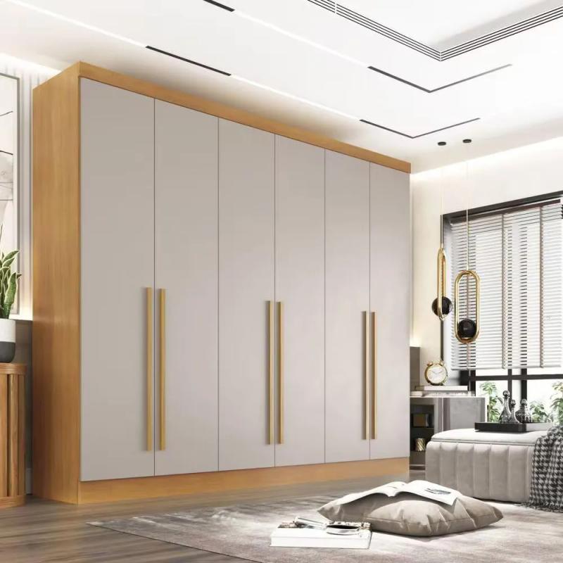 Roupeiro Guarda Roupa Gramado 6P6G Valverde 100%MDF - 273cm - 1.6/CW