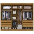 Roupeiro Guarda Roupa Gramado 6P6G Valverde 100%MDF - 273cm - 1.6/CW 6