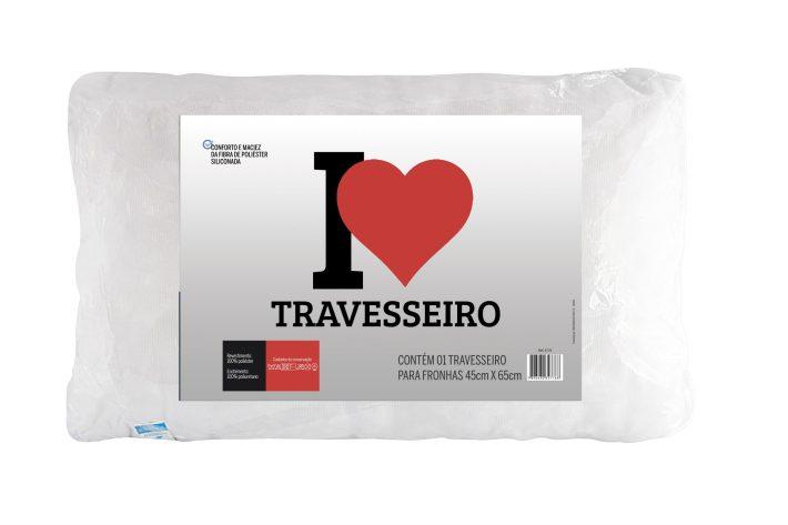 Travesseiro I Love Fibra 45cm x 65cm – Fibrasca – 0.2 – RN