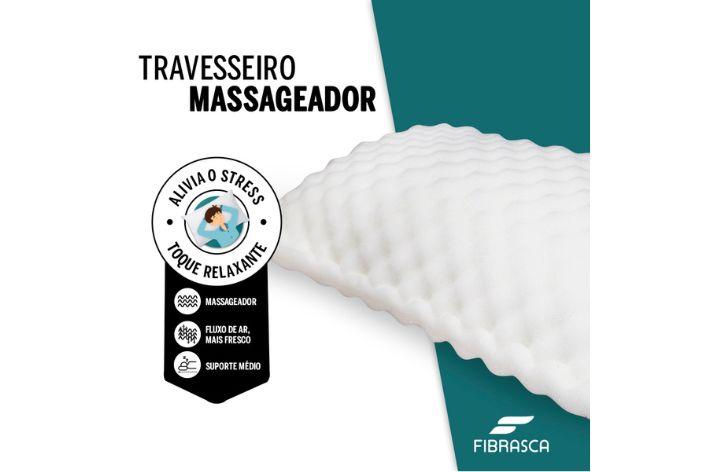 Travesseiro Massageador Suporte Médio 50cm x 70cm – Fibrasca – 0.4 – RN