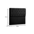 Cabeceira Casal Barcelona Classic 1,40m - Suede - Bonan - 3.3 - RN 5