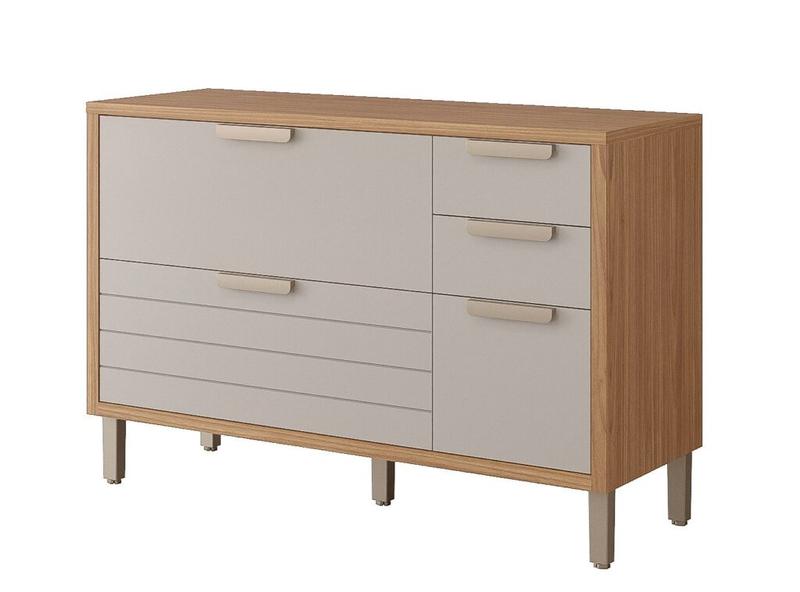 Balcao Eloise 120 1P 4G Freijo-Titanium MGM Moveis 5.5/ SR