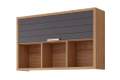 Aereo Eloise 120 1 Porta Basculante 3 Nichos titanium MGM Moveis 100%MDF - 3.0/SR 1