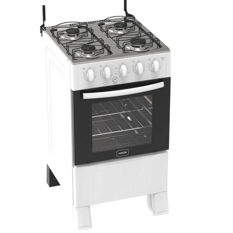 Fogao Ares Plus 4 Bocas Mesa de Aco Inox - 0,48m - 6.7/SR