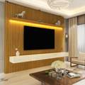 Painel Home Nobre Ripado suspenso 230 1P 3G com LED Gelius TV 85' - 1.57/SR/TD 1