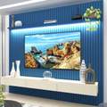 Painel Home Nobre Ripado suspenso 230 1P 3G com LED Gelius TV 85' - 1.57/SR/TD 5