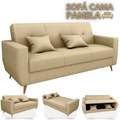 Sofa Cama com Bau MX Pamela 1 Estagio 2,05m - 1.1 - SR 1
