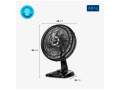 VENTILADOR DE MESA MONDIAL TURBO 8 PÁS 3 VELOCIDADES - 40 CM - MONDIAL 12