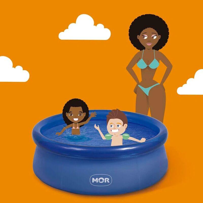 Piscina Inflavel Splash Fun Circular 1000L Metalurgica Mor - 1.6 - SR