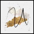 Quadro Abstrato C/ Vidro - 63x63cm - Top Art - 2.4 - SR 2