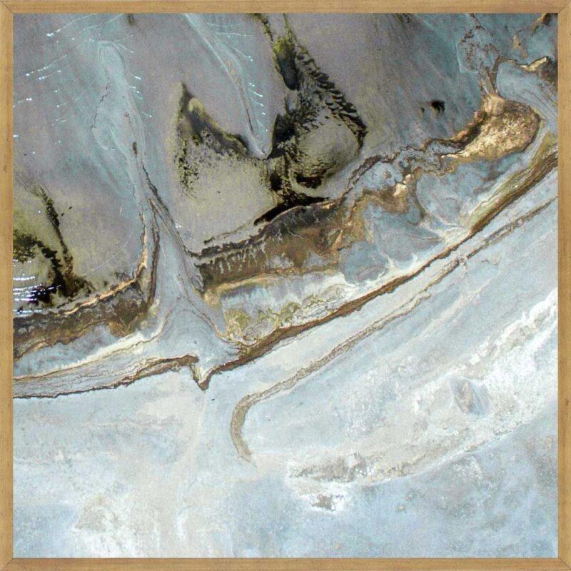 Quadro Abstrato C/ Vidro - 73x73cm - Top Art - 3.1 - SR