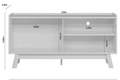 Rack Aurum TV's até 65" 1,60m - Linea Brasil - 2.4/TRA/2.5/TD 5