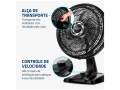 VENTILADOR DE MESA MONDIAL TURBO 8 PÁS 3 VELOCIDADES - 40 CM - MONDIAL 11