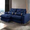 Sofa Retratil e Reclinavel Poseidon Vicam Estofados - 2,50m - 2.0/TD 2