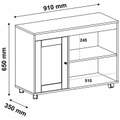 RACK SAMPA 42 POLEGADAS 1 PORTA - 0,91m - ARTELY - 1.9/SR 1.8/TD 5