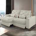 Sofa Retratil e Reclinavel Poseidon Vicam Estofados - 2,50m - 2.0/TD 1