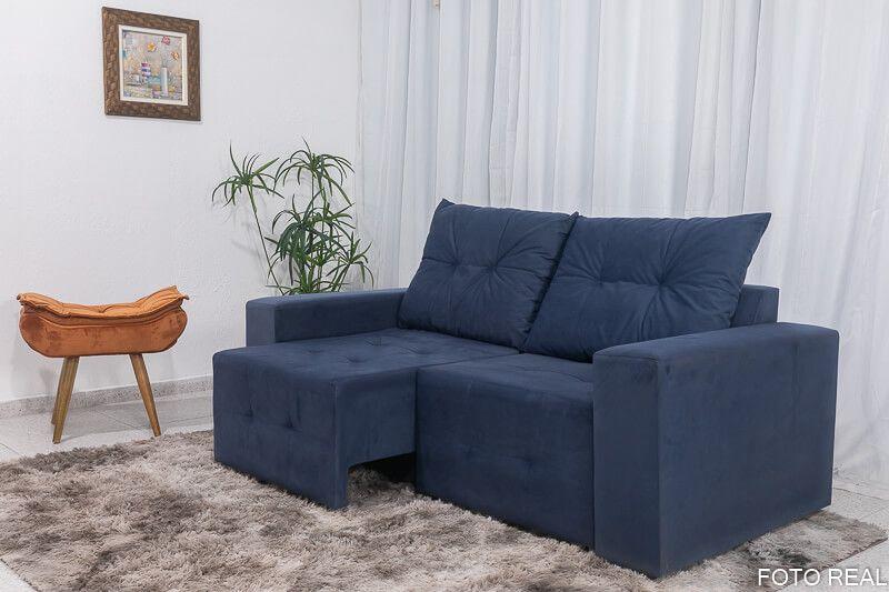 Estofado Retratil Duda 2x90cm Veludo Diviminas - 1,80m - 6.1/SR
