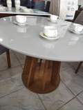 MESA ROSE REDONDA 1,20 - BORDA CHANFRADA - MDF 5.9/TRA 2
