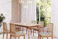 Mesa de jantar Ficus 1,60 M c/6 Cadeiras Buriti - 2.9/TRA 1