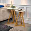 Conjunto de Mesas Mezanino Classic Tebarrot - Maior 70cm - Menor 53cm- TRA/1.7 4