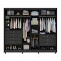 Roupeiro Apolo 2P 7G Gelius 100%MDF - 2.77m - 3.1/SR 3