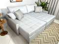 Sofa Cama Monaco 220 2x100cm - 10cm Linho - Orthobox SR/1.8 2
