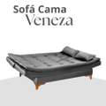 Sofa Cama Veneza Top Estofados - 1,88m - 6.4/SR 4