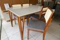 Mesa de Jantar Safira 1,30x90+ c/4 cadeira - Nevoa ou Grafite - TRA/1.4 4