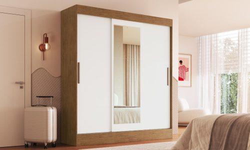 Roupeiro GR Londres 69000 3P 2G 1,80m - DORIPEL - 8.2/CW/TD/LD