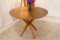 Mesa de Jantar Simpatia Tampo Redondo (108x108cm) + 4 Cadeira Lisboa Veludo JCM - 1.3/RF 3
