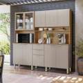 Kit Cozinha Amora 10P 2G - 1,98m – DEMÓBILE - 8.3 - TD 1