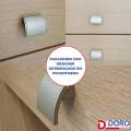 Roupeiro Titanium  2 P 6G C/ 1 Espelho Detalhe Ripado 100% MDF -  2.20m - D Doro -1.9/RF/SR 6