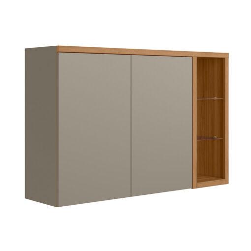 Armário Aéreo Duplo Allure 2P Linea Brasil - 1.2m - 3.5/TD