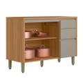 Balcão Allure 2P 3G Linea Brasil 100%MDF - 1.2m - 5.7/TD 2