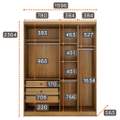 Módulo 4 Portas Rizon 100%MDF – NOVO HORIZONTE - 159,6cm - 9.8/TD 3
