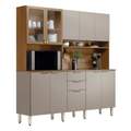 Kit Cozinha Amora 10P 2G - 1,98m – DEMÓBILE - 8.3 - TD 4