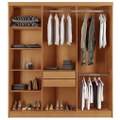 Roupeiro Guarda-Roupa Hawaii 6P 2G 1,80m 100% MDF - RUFATO - 7.1/RF/TD 3