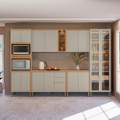 Cozinha Allure 6 peças LINEA BRASIL - 3.4m - 100%MDF   3.2/TRA 1