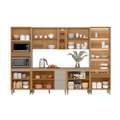 Cozinha Allure 6 peças LINEA BRASIL - 3.4m - 100%MDF   3.2/TRA 2
