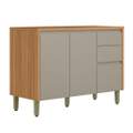 Balcão Allure 2P 3G Linea Brasil 100%MDF - 1.2m - 5.7/TD 1