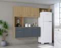 Cozinha Compacta Suspensa 6P 1G com Balcão Isis - 1,80m - 3.7/SR 1