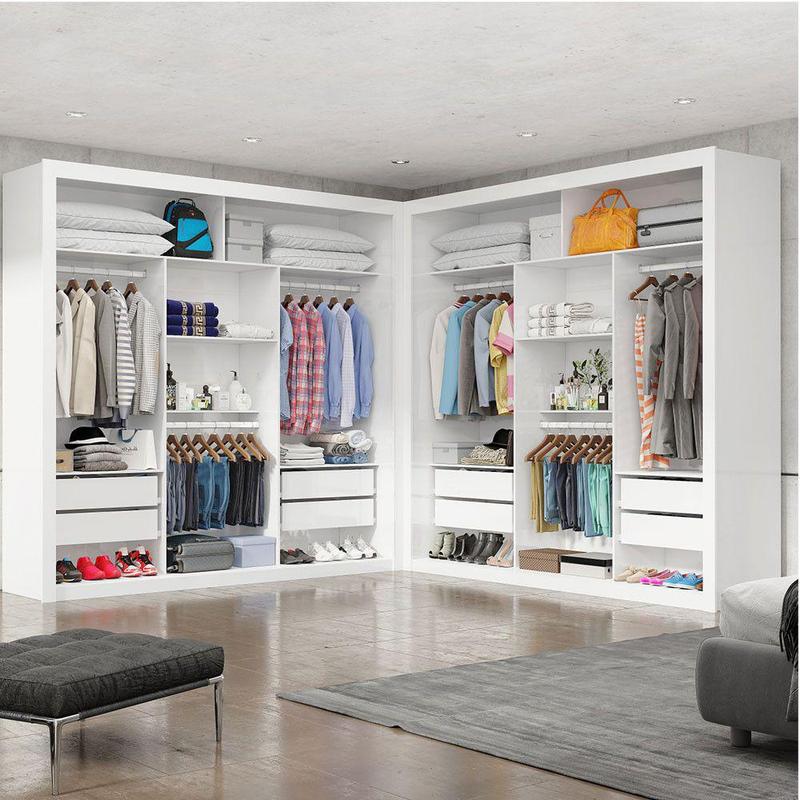 Closet Veneza/Clara/Berlim – CARIOCA MÓVEIS - 1,855m x 1,855m - 1.5/TD