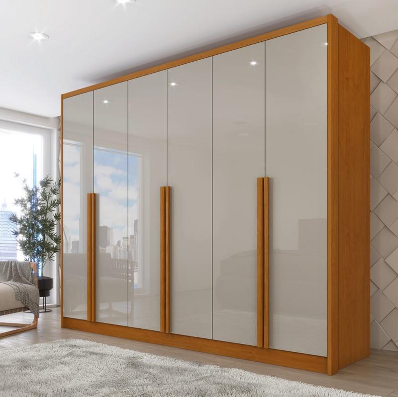 Roupeiro GR 6 Portas Aracena/Realeza/Esplendor 100%MDF – TCIL - 2,74m - 1.5/PR/SR 1.4/TD