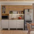 Cozinha Completa c/ Balcão Alba 8P 2G - 2,49m – DEMÓBILE - 7.6 - TD 1