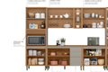 Cozinha Allure 5 Peças Linea Brasil - 2,70m - 1.9/TRA 2,0/TD 5