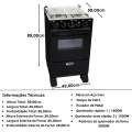 Fogão Delicato 4 Bocas Aço Inox - Clarice Eletrodomésticos 9